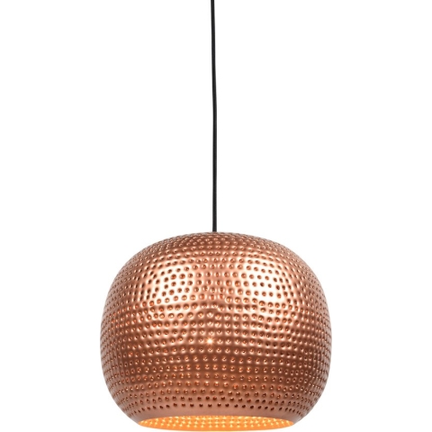 Urban Interiors Spike Bol Hanglamp Koper - Spijkergaten - Ø27