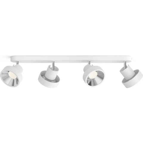 Philips Bukko Opbouwspot - LED - SceneSwitch - Wit - 4 x 17,2W - 1720 lumen