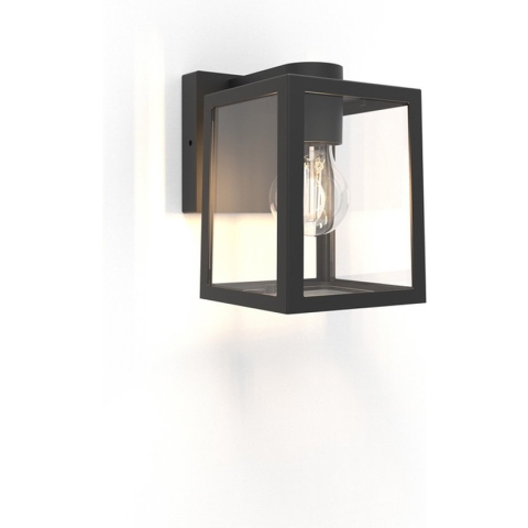 LUTEC Shiva - Wandlamp voor buiten - E27 - Zwart