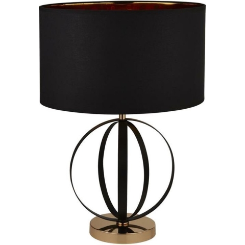 Searchlight HAZEL Tafellamp Zwart Goud