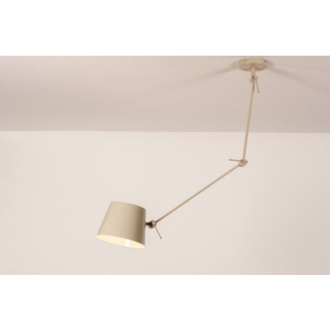 Lumidora Hanglamp 74556 - E27 - Beige - Zand - Metaal