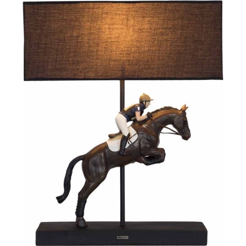 Happy-house Lamp springpaard met ruiter