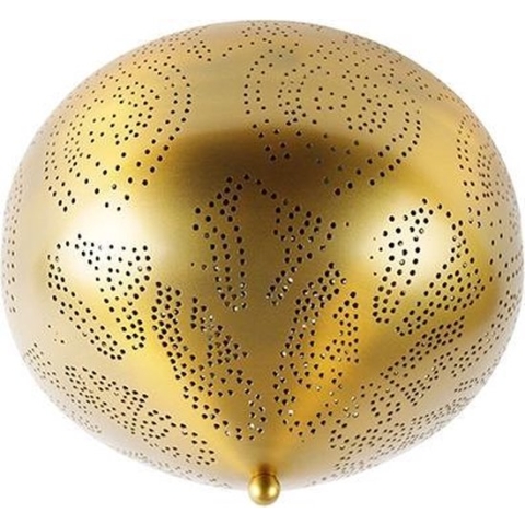 QAZQA maruf,sinbad,zayn - Oosterse Plafondlamp - 1 lichts - Ø 30 cm - Goud/messing - Woonkamer | Slaapkamer