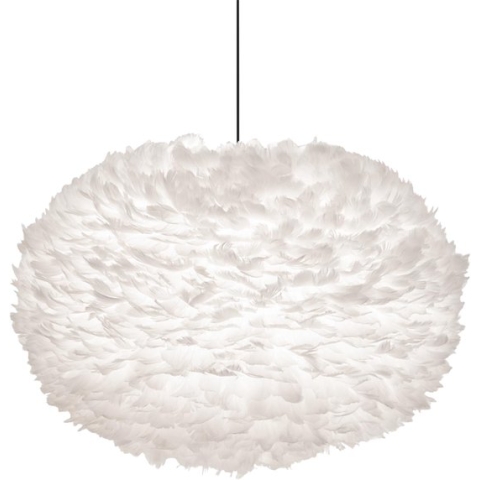 Umage EOS XL - Hanglamp - Ø75 cm - Wit - incl. zwart koord