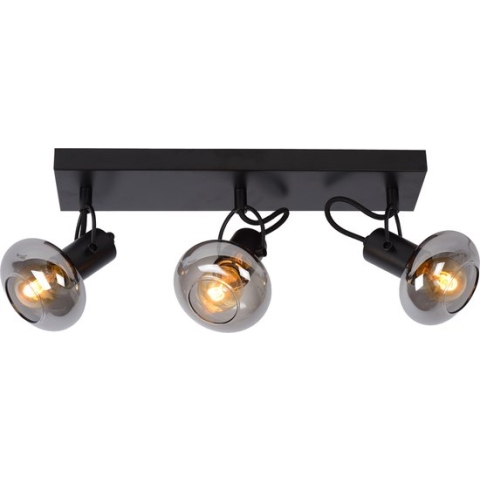 Lucide MADEE Plafondspot - 3xE14 - Zwart