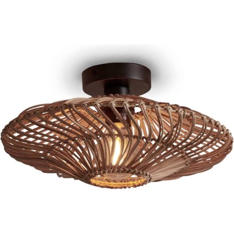 GOOD&MOJO Plafonniere Zanzibar - Rotan - Ø40cm