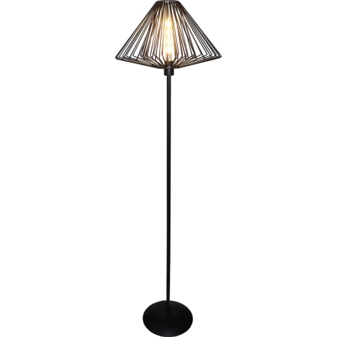 DAXOS staanlamp 1x E27 zwart