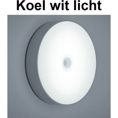 TechU™ 6 Stuks Intelligente Lamp met Sensor – Automatisch aan en uit – Nachtlamp – USB Oplaadbaar – Koel Wit Licht