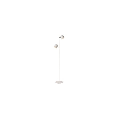 Lucide SKANSKA Vloerlamp - LED Dimb. - 2x5W 3000K - Wit