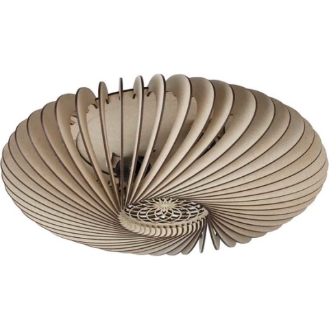 Blij Design - Plafondlamp Swan Ø 36 cm naturel