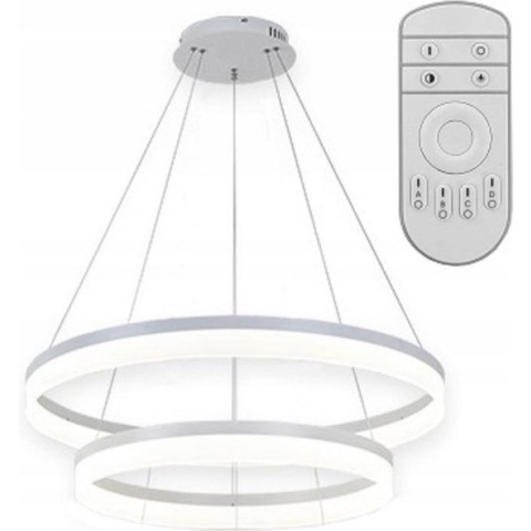 Mades Moderne Ronde Led Hanglamp Met Afstandsbediening