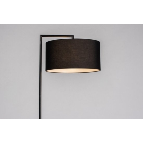Lumidora Vloerlamp 31081 - E27 - Zwart - Metaal
