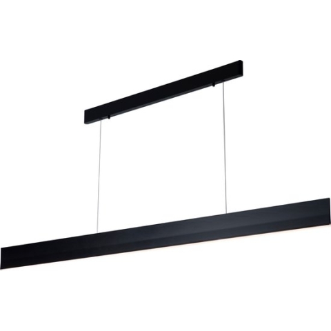 Lange dimbare hanglamp SMD LED strak wit of zwart 37W 1,8m