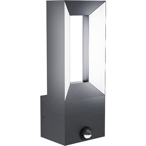 Eglo RIFORANO - Buiten wandlamp met bewegingssensor - Zwart