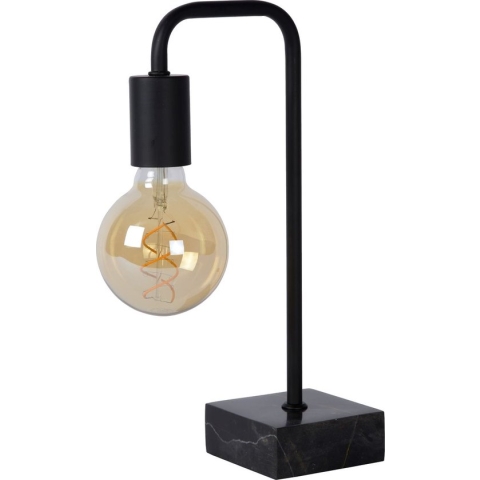 Lucide LORIN Tafellamp - 1xE27 - Zwart