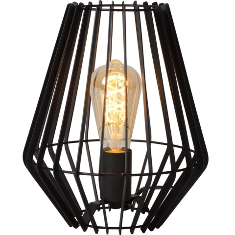 Lucide REDA Tafellamp - 1xE27 - Zwart