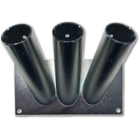 Vlaggenstokhouder 30 mm drieling (geschikt voor 3 vlaggenstokken)