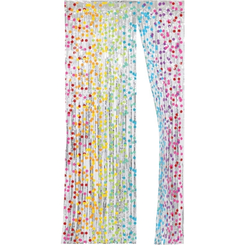 Folat - Deurgordijn Rainbow Bday - 2 x 1 meter