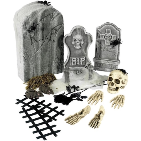 SMIFFY'S - Skeletten graf set