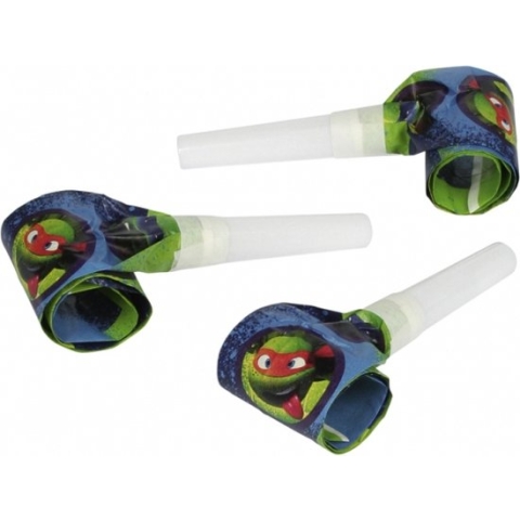 AMSCAN - Roltongen van Ninja Turtles - Decoratie > Toeters en roltongen