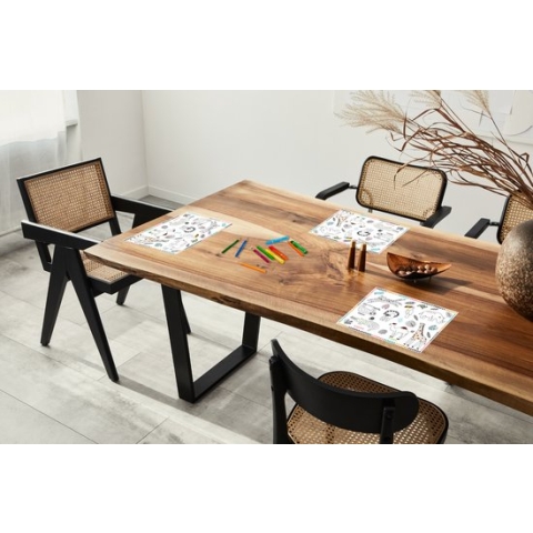 Coloring Placemats Zoo Party - 6stk