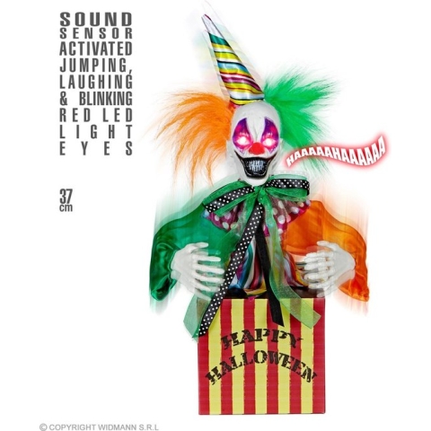 Springende Lachende Clown in de doos | One Size