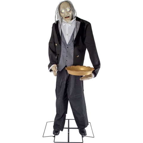 Butler met dienblad - 184 cm