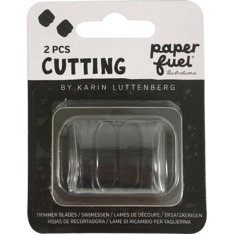 Paperfuel snijliniaal 30,5x11,4cm reservemesjes x2