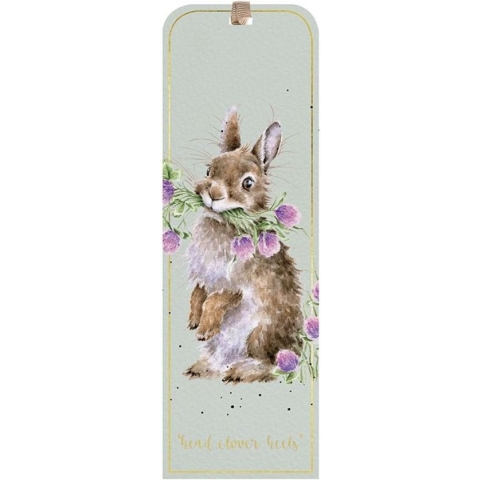 Wrendale Boekenlegger - 'Head Clover Heels' Rabbit Bookmark