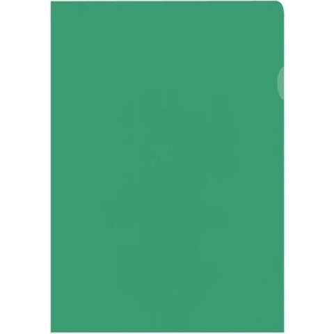 Kangaro L-map - A4 - PP 120 micron - groen transparant - 10 stuks - K-34007