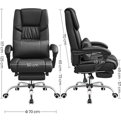 Nancy's Luxe Bureaustoel - Ergonomische Bureaustoelen - Bureaustoelen Voor Volwassenen