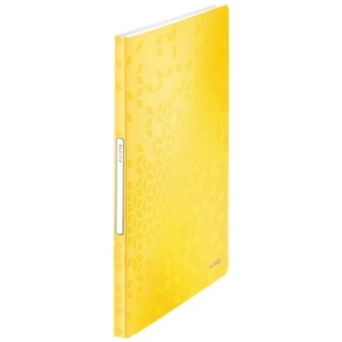 Leitz WOW Showalbum - A4 - 40 hoezen - Geel