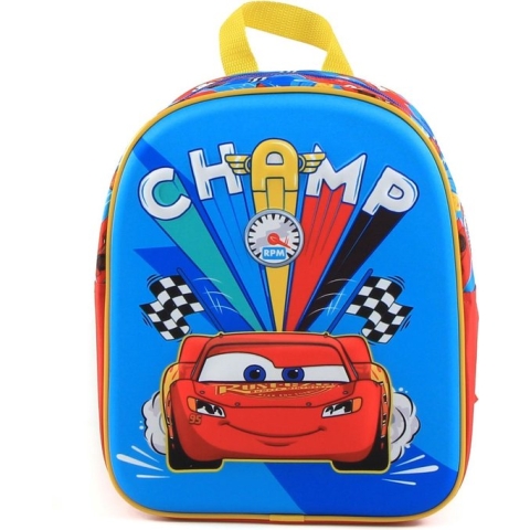 CARS Champ 3D Rugzak School Tas Kleuters 3-6 Jaar