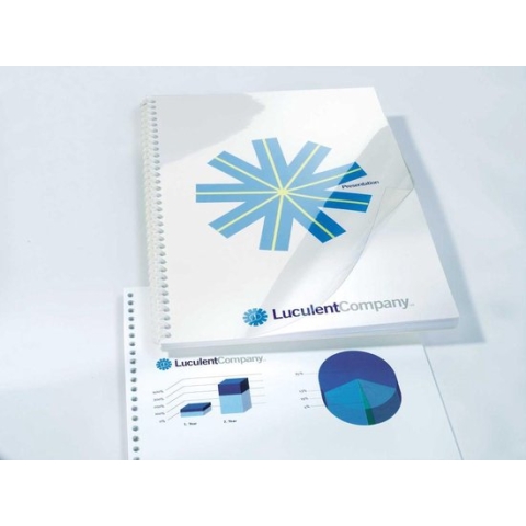 GBC - Inbindomslag - A4 - 200 micron - Transparant PVC - 100 stuks