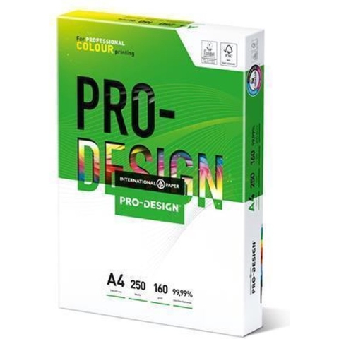 Pro design 160 gram A4 250 vel proffesional printing papier