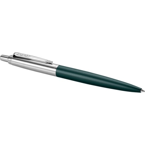 Parker Jotter XL balpen | Greenwich matgroen met chromen trim | medium punt blauwe inkt | met Geschenkdoos