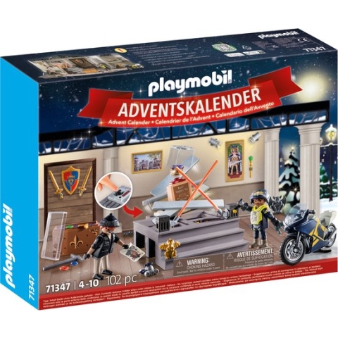 PLAYMOBIL Adventskalender 2023 Politie museumdiefstal - 71347