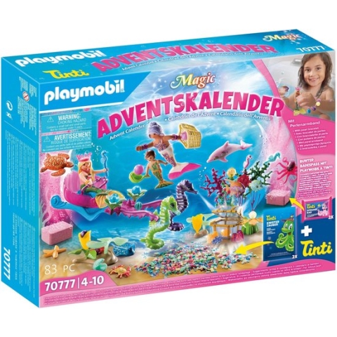 PLAYMOBIL Christmas Adventskalender "badplezier zeemeerminnen" - 70777