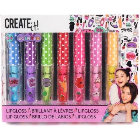 Create It! Lipgloss Scented 1,2 Gram 7-delig