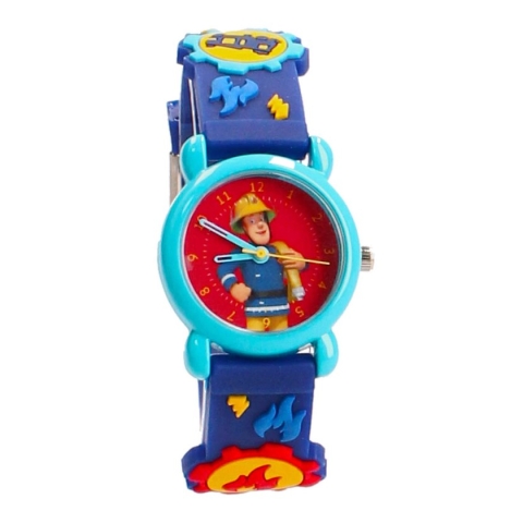 Brandweerman Sam - Unstoppable Hero Horloge - Blauw - Analoog - Horloge kind
