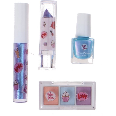 Create It! Make-up Set Holographic Meisjes 4-delig