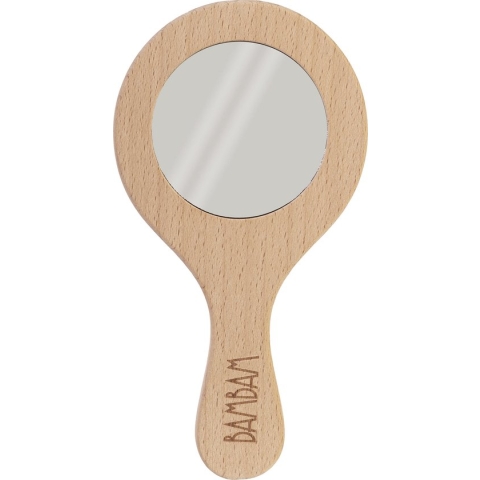BamBam Eco-vriendelijk houten Handspiegeltje - Baby cadeau
