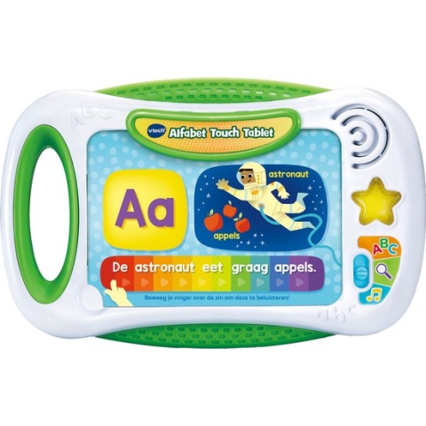 VTech Alfabet Touch Tablet Leercomputer - Kleuter Speelgoed - Interactief en Educatieve Tablet - Vanaf 4 Jaar