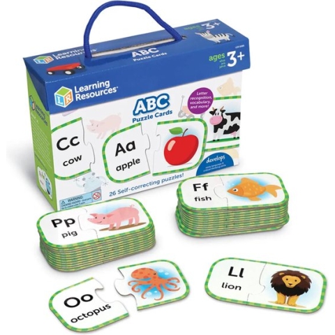 Puzzel kaarten - ABC (Engelstalig) / ABC Puzzle Cards (English)