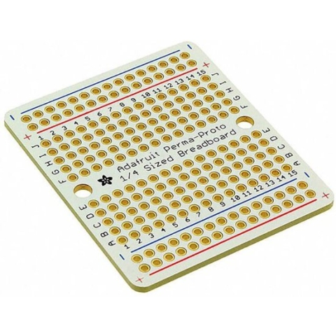 Printplaat (leeg) Perma-Proto Quarter-sized Breadboard PCB – Single Adafruit 1608