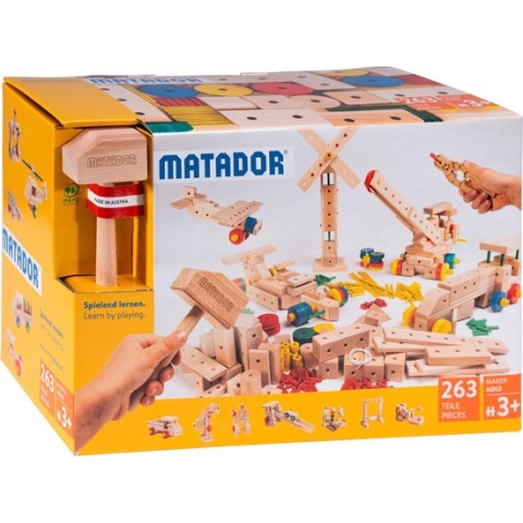 Matador Maker 3+ 263-delig Ki4 Houten bouwset