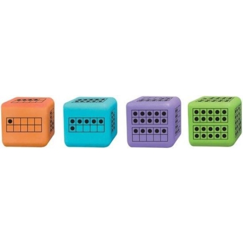 Ten Frame dobbelstenen - Set van 12