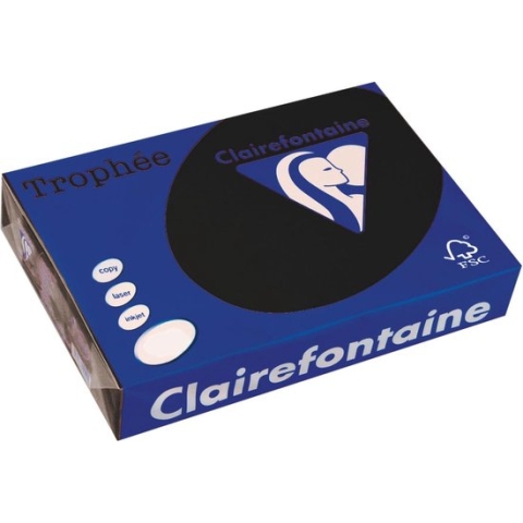 Clairefontaine Trophée Intens A4 zwart 160 g 250 vel