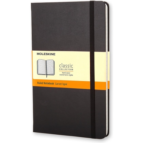Moleskine Classic Notitieboek - Pocket - Hardcover - Gelinieerd - Zwart