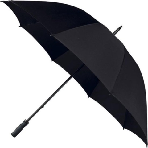 Falcone - Golfparaplu - Extra Sterk - Ø 130 cm - Zwart